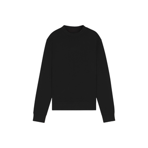Plain <b>Black</b> <b>Sweatshirt</b> Unisex Comfortable Soft Pullover Casual Wear Men Women Long Sleeve Trendy Fashion Lightweight Cozy Winter - Product Image 1