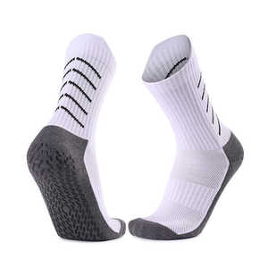 ODM Professional Sports Crew <b>Socks</b> Anti-Slip Cushion Sole Breathable Cotton <b>Grip</b> Made in Vietnam Factory Soccer - Product Image 1