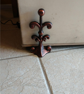 Butées de porte au sol en forme de cœur au fini doré pour la maison, l'hôtel, la fermeture de la porte en métal - Product Image 2