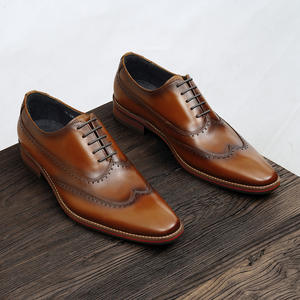 Zapatos Oxford de Cuero Vacuno de Primera Calidad con Tacón Acolchado y Diseño Antideslizante, Zapatos de Vestir para Caballeros - Product Image 3