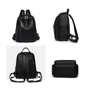 Hot <b>Sale</b> Quality Price Women Leather Backpack <b>Bag</b> Custom Logo Genuine Leather Made Girls Backpack Leather <b>Bag</b> - Product Image 5