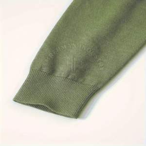 Jersey de hombre hecho a medida de alta calidad, Polo de lana suave del fabricante, color sólido para ropa de calle de invierno, chenilla - Product Image 6