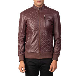 Chaquetas de cuero de invierno de alta calidad para hombre, chaquetas de cuero personalizadas, chaqueta de buena calidad para hombre - Product Image 6