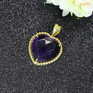 จี้พลอยอเมทิสต์ลวดห่อด้วยลวดอัญมณีหลวมหรูหราสำหรับทำเครื่องประดับ - Product Image 6