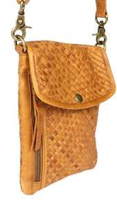 Women's Classic Style Genuine Leather Sling <b>Bag</b> with Cotton Lining Zipper Closure Custom Designs Accepted for Girls - Product Image 5