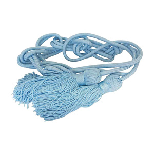 Cordon de cinture en or vert Offre Spéciale avec finition liturgique à glands d'évêques pour une utilisation croisée dans les sacs et les vêtements - Product Image 4