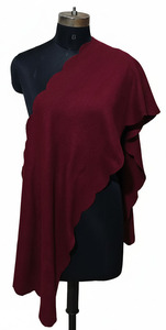 Bufanda de Cuello Larga y Gruesa para Mujer, 100% Poliéster, Forro Polar, Color Sólido, Calentador de Viaje, Transpirable, Unisex - Product Image 5