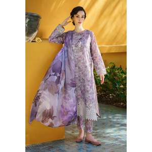 ชุดสูทผู้หญิงผ้าลอนปักลายพิมพ์ UF-579 - Product Image 1