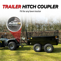 Camion de Transport Agricole RCM Remorque de Jardin Extérieur pour VTT, Benne Basculante pour Moto et VTT