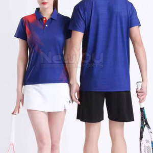 Les kits de tennis avec logo personnalisé portent des vêtements de sport d'équipe pour un ensemble d'uniformes de tennis unisexes - Product Image 2