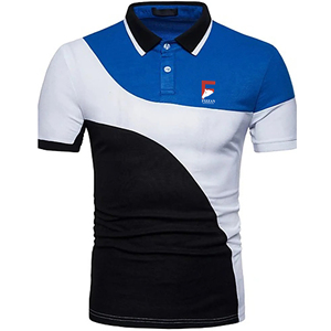 เสื้อกอล์ฟผู้ชาย Fizzan International น้ำหนัก 220 กรัม คุณภาพสูง ปักลาย แขนสั้น ลายเรียบ สวมใส่สบาย แห้งเร็ว - Product Image 5