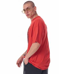 Camiseta básica con hombros descubiertos para hombre, ropa de calle informal de algodón orgánico % 2023 de alta calidad de color personalizado de gran tamaño 100 OEM - Product Image 3