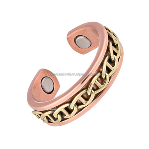 Factory Direct Sale Modern Iron Fingers Pain Relief Adjustable Cuff <b>Ring</b> for Wedding Gift for Men and Women - Product Image 6