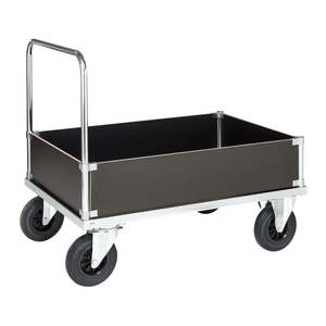 OEM Customizable Four-Wheel Folding <b>Trolley</b> Container 500kg Load Foldable Frame <b>Platform</b> for Shopping Storage Tool Plastic Metal - Product Image 1