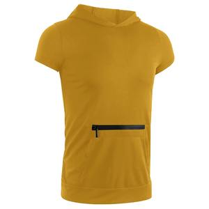 Sudadera con capucha sin mangas de gimnasio de calidad premium Camisetas sin mangas con capucha de entrenamiento para hombres Chaleco de secado rápido Sudaderas con capucha sin mangas - Product Image 3