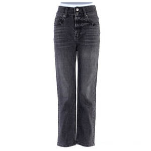 Pantalones Vaqueros de Mujer con Bolsillos Laterales, Ropa de Exterior, Pantalones Vaqueros Ligeros de Mujer, Venta en Línea - Product Image 1