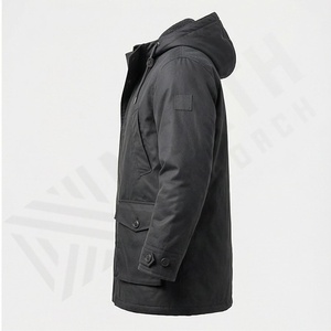 Veste d'hiver unisexe en laine Parka matelassée confortable Veste de baseball Varsity imperméable réversible isolée thermique vêtements chauds - Product Image 3