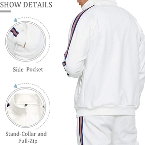 Conjunto Deportivo Personalizado de Alta Calidad, Diseña Tu Propio Chándal, Ropa Deportiva para Exteriores, Chaqueta Cortavientos para Hombre - Product Image 3