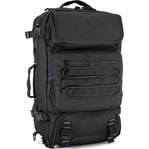 Sac à dos à couches multifonctionnel unisexe, sac isotherme convertible pour papa, sac à couches amovible, fermeture éclair, polyester imperméable, 20-35L - Product Image 1