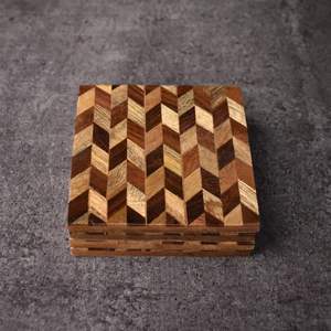 Posavasos grandes y elegantes de madera para los amantes del vino, entusiastas del café y animadores del hogar que buscan diseños elegantes - Product Image 1