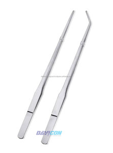 Pince à aquarium professionnelle de haute qualité, extra longue, en acier inoxydable (pinces droites et courbes) par DAVICON ENTERPRISES - Product Image 3