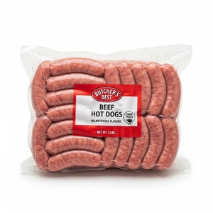 ฮอทด็อกเนื้อแช่แข็งพร้อมปรุงฉ่ำและรสชาติเหมาะสำหรับงานบาร์บีคิวโรงแรมรถบรรทุกอาหารและร้านค้าปลีก - Product Image 6