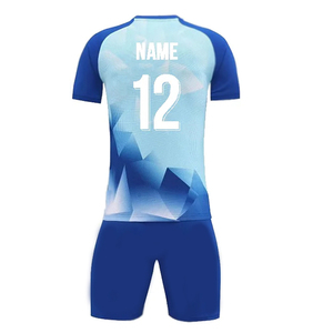 เสื้อฟุตบอลพิมพ์ลายซับลิเมชันสูงชุดกีฬาโพลีเอสเตอร์แห้งเร็วสำหรับผู้ใหญ่สำหรับการฝึกเป็นทีมพร้อมโลโก้ของตัวเอง - Product Image 5