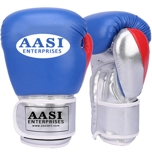 Customized Unisex muay thai Boxing gloves <b>cow</b> hide leather or Artificial leather sports kickboxing - Product Image 2