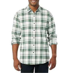 Camisa de franela de invierno de alta calidad personalizada al por mayor camisa de franela a cuadros de lana de manga larga serigrafiada transpirable para hombre - Product Image 6