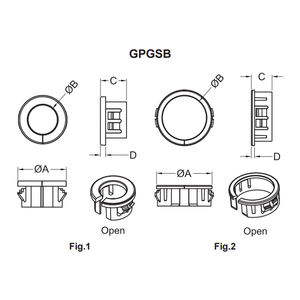 Ojal de glándulas de cable, plástico personalizado, nailon, herramientas eléctricas para <span class=keywords><strong>electricista</strong></span>, ojal de cable - Product Image 5