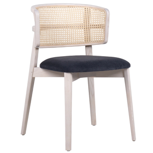 Silla de comedor de madera de diseño moderno nórdico, cojín de cuero PU sin brazos para comedor, hotel o restaurante - Product Image 1