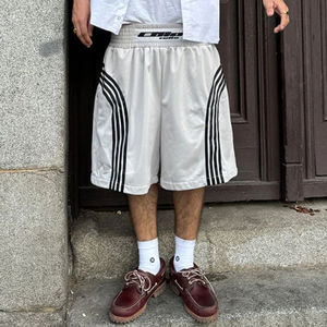 Short d'été personnalisé pour hommes à rayures Short surdimensionné coupe ample Streetwear Short de sport décontracté OEM de mode de haute qualité - Product Image 2