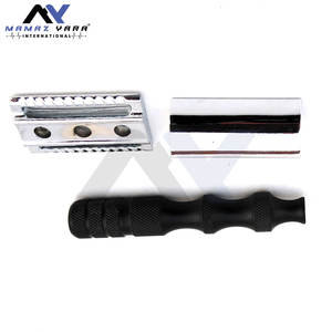 Maquinilla de Afeitar de Seguridad de Doble Filo, Económica, Color Negro, Maquinilla de Afeitar Médica de Seguridad, Maquinilla de Afeitar Metálica para un Afeitado Suave - Product Image 3