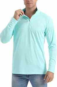 Camisas de pesca personalizadas Quarter Zip 3D Sublimación Impreso Uniforme Manga larga Hombres Poliéster Ropa de pesca Unisex Jersey con capucha - Product Image 3