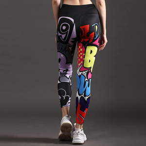 Vente chaude de haute qualité femmes vêtements de sport actifs levage des fesses Push Up Leggings de gymnastique femmes taille haute pantalons de Yoga Leggings - Product Image 2