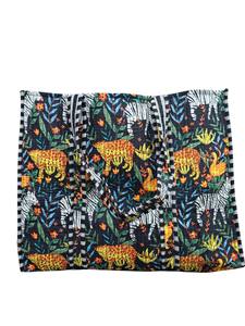 Bolsa de Mano Acolchada con Estampado a Mano 100% Algodón, Bolsa de Compras para Mujer, Bolsa Hecha a Mano - Product Image 1