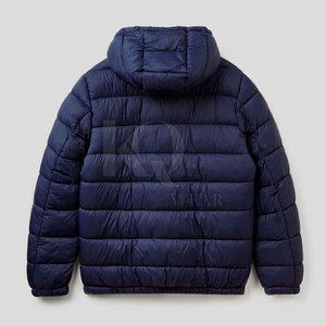 Stylish <b>Men</b> Bubble <b>Jacket</b> Insulated Reversible Winter Breathable Eco-Friendly <b>Lightweight</b> Soft Fabric Front Logo Outdoor Sports - Product Image 2