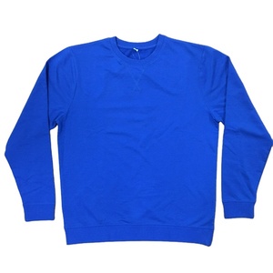 Sudadera de Cuello Redondo, Gruesa, 300 GSM, de Algodón y Felpa, Lisa, Casual, para Hombre, Sin Capucha - Product Image 1