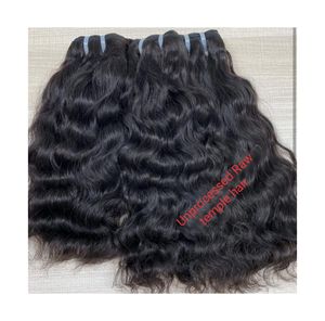 High Quality Indian Human Hair Natural Curly Style Raw Temple Hair <b>Cheap</b> Remy Hair <b>Extensions</b> Indian Manufacturer & Exporter - Product Image 3
