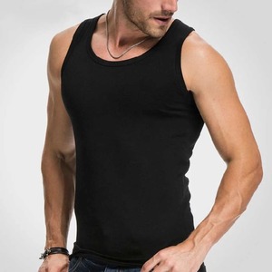 Respirant hommes Style décontracté léger 100% coton meilleur design logo nouveau tenue décontracté pour matériau souple durable maillot de corps pour hommes - Product Image 2