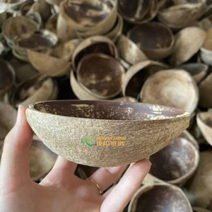 ชามทรงไข่กะลามะพร้าวธรรมชาติสำหรับไอศกรีม-ทำด้วยมือเป็นมิตรกับสิ่งแวดล้อมส่งออกพร้อม ECO2GO เวียดนาม - Product Image 2