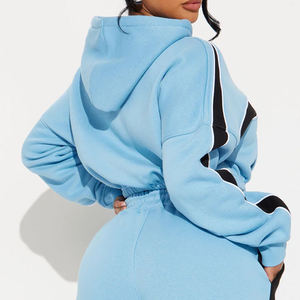 Ensemble de survêtement deux pièces en molleton doux et confortable pour femme, qualité supérieure, coupe décontractée, style tendance, collection 2026 - Product Image 2