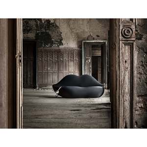 Dark Lady Contemporary Three-Seater Genuine Leather <b>Sofa</b> Living Room Furniture with <b>Sponge</b> Filling <b>for</b> Home or Apartment Use - Product Image 2