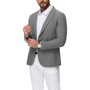 Chaqueta de traje ajustada informal para hombre, chaqueta de un botón, abrigos deportivos ligeros, vestido Formal, chaqueta de traje de negocios diario 2026 - Product Image 3