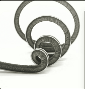 Joint en laine siliconée industrielle de qualité supérieure 6,8 mm x 7,0 mm 3P pour porte et fenêtre, étanche aux intempéries, au bruit et à la poussière - Product Image 1