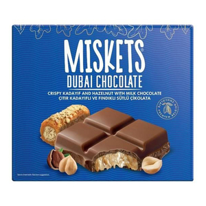 Venta al por mayor de Chocolate con avellanas de Dubái de la mejor calidad, 100g, Bar de aperitivos populares, suministro de fábrica, superventas, Chocolate con leche - Product Image 4