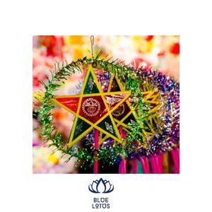 Produits en gros de lanternes d'étoile en bambou décoratives pour le festival de mi-automne - Product Image 5