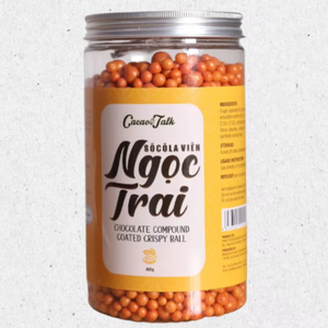 Vente en gros de boules croustillantes au cacao HALAL OEM perle or chocolat boulangerie bonbons alimentaires solides 400G 4KG bon prix - Product Image 1