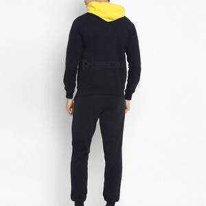 Conjunto Deportivo de Algodón 100% de Alta Calidad al por Mayor, Unisex, con Logotipo Personalizado, Pantalones con Cierre, Dos Piezas - Product Image 4