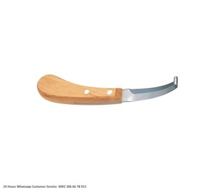 เครื่องมือสัตวแพทย์มีดกีบด้ามไม้ขอบซ้าย - Product Image 3